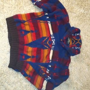 Geometric Boathouse Row Sweater